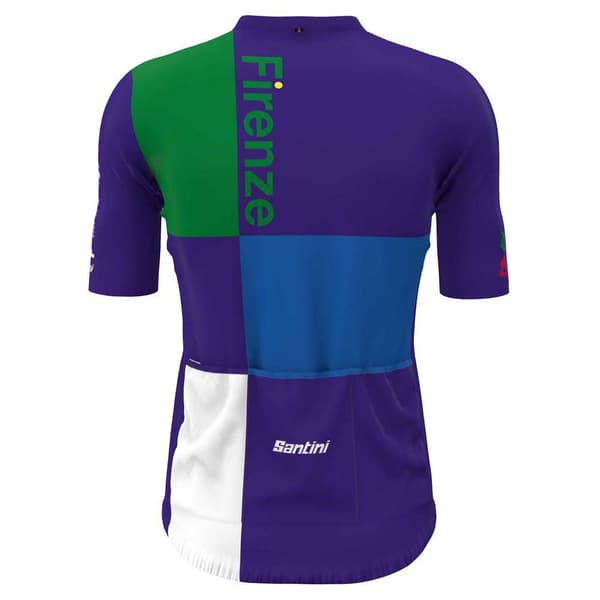 Santini Kortärmad Tröja Firenze Tour De France Official 2024 Lila M Man