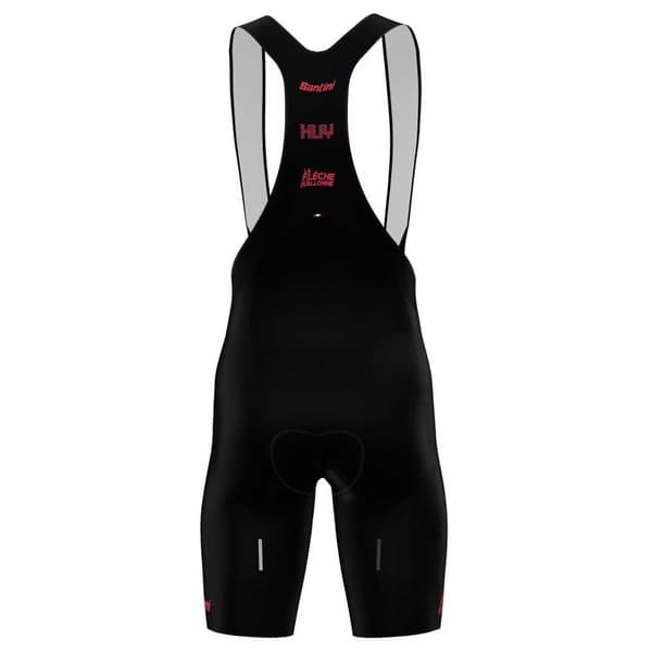 Santini Bib Shortsit La Fleche Wallone 2024 Musta M Mies