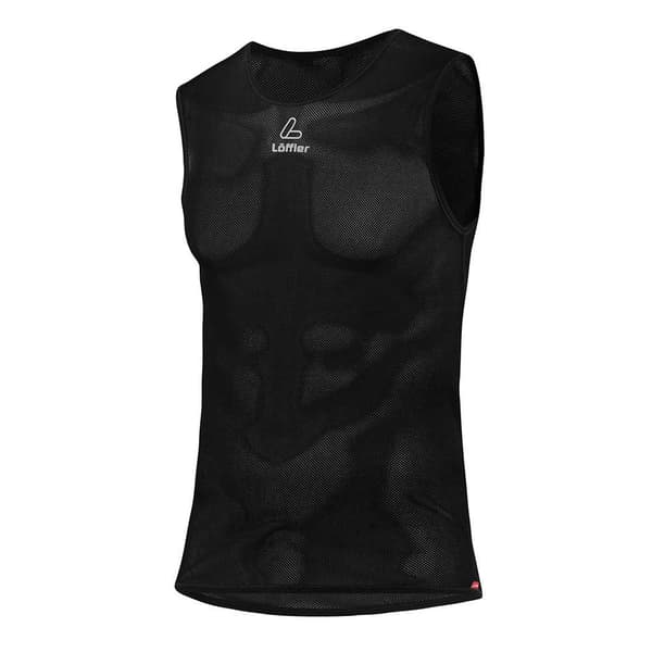 Loeffler Transtex® Light+ ärmlös T-shirt Svart 56 Man