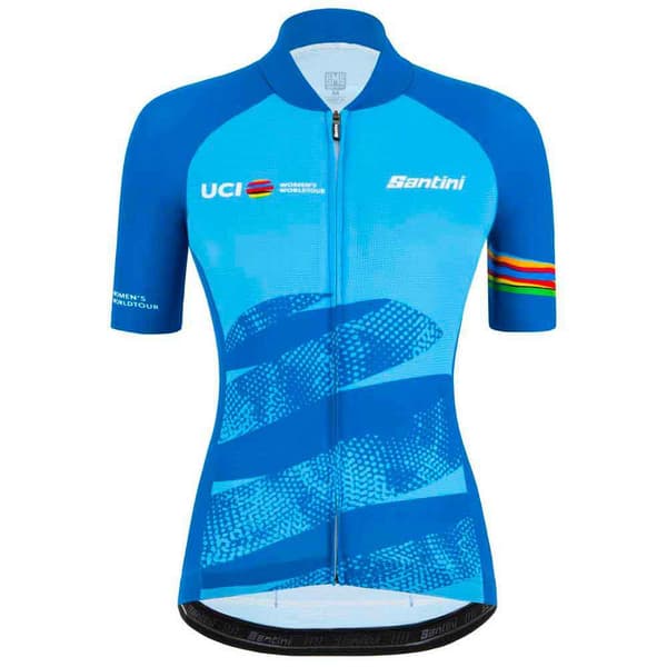 Santini Jersey Leader Uci World Tour Blå XL Kvinde