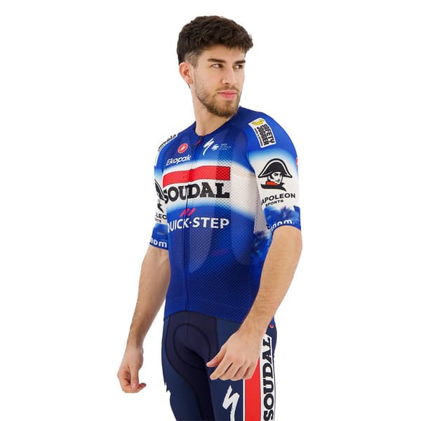 Castelli Kortærmet Trøje Climber´s 4.0 Soudal Quick-step 2024 Blå L Mand