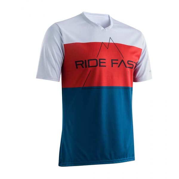 Gist Ride Fast Hills Lyhythihainen T-paita Punainen,Valkoinen,Sininen M Mies