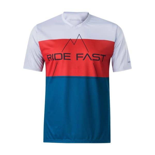 Gist Ride Fast Hills Lyhythihainen T-paita Punainen,Valkoinen,Sininen M Mies