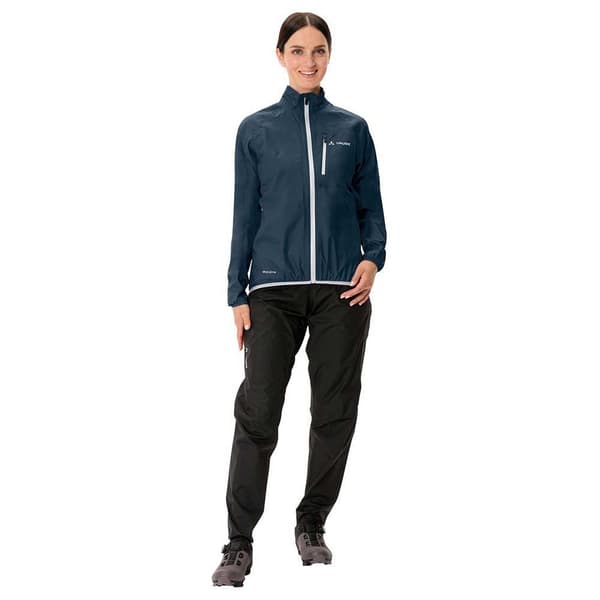 Vaude Bike Drop Iii Regnfrakke Blå 42 Kvinde