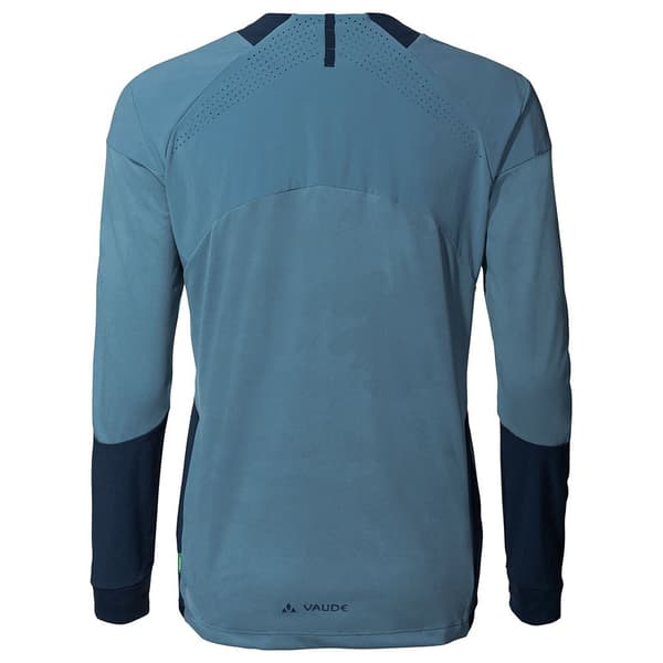 Vaude Bike Moab Pro T-shirt Med Lange ærmer Blå 42 Kvinde