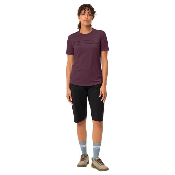 Vaude Qimsa Logo Lyhythihainen T-paita Violetti 38 Nainen