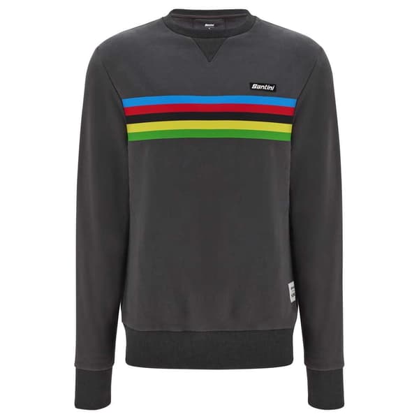 Santini Uci World Champion 2024 Sweatshirt Grå M Mand
