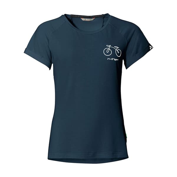 Vaude Bike Cyclist 2 T-shirt Med Korte ærmer Blå 40 Kvinde