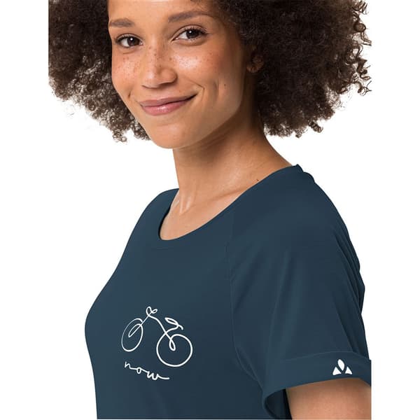 Vaude Bike Cyclist 2 T-shirt Med Korte ærmer Blå 40 Kvinde