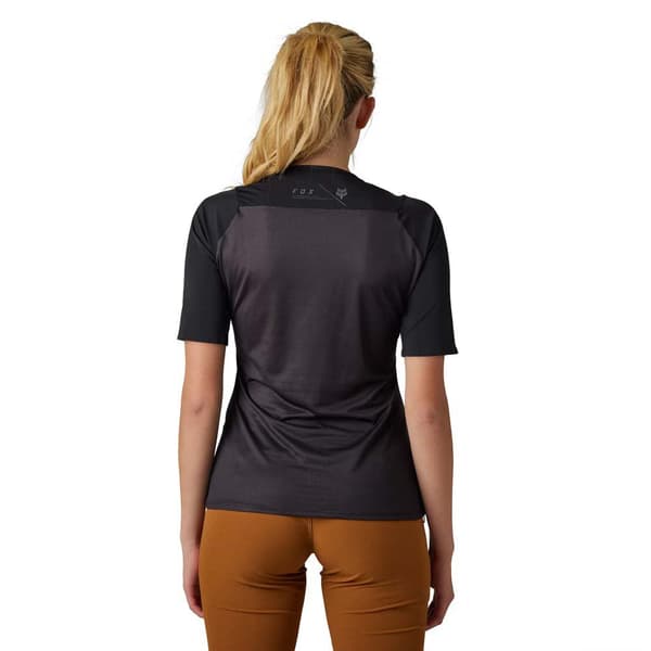 Fox Racing Mtb Flexair Ascent T-shirt Med Korte ærmer Sort XS Kvinde