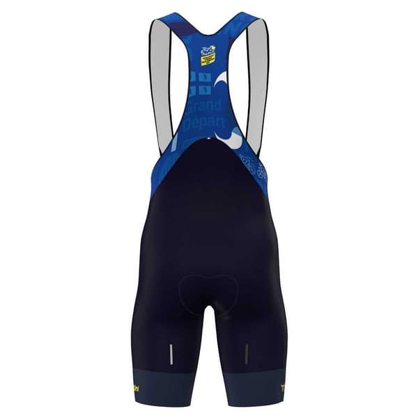 Santini Haklappshorts Torino Tour De France Official 2024 Blå L Man