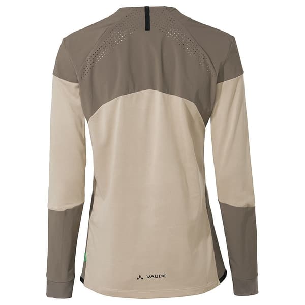 Vaude Moab Long Sleeve Pro T-shirt Med Lång ärm Beige 36 Kvinna