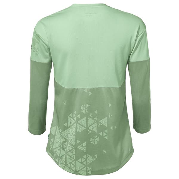 Vaude Moab Long Sleeve V 3/4 ærmet T-shirt Grøn 36 Kvinde