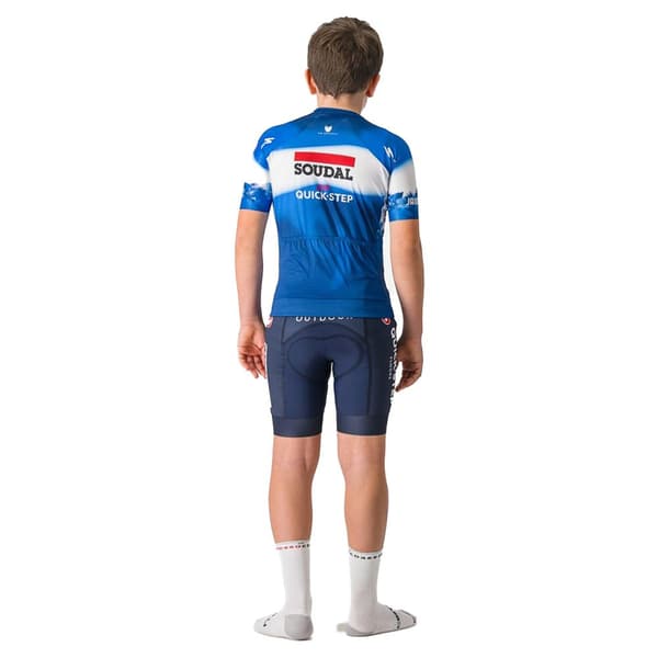 Castelli Kortærmet Trøje Aero Soudal Quick-step 2024 Blå 4 Years