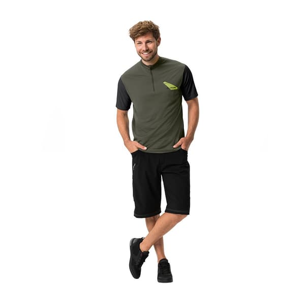 Vaude Bike Ledro T-shirt Med Korte ærmer Grøn S Mand