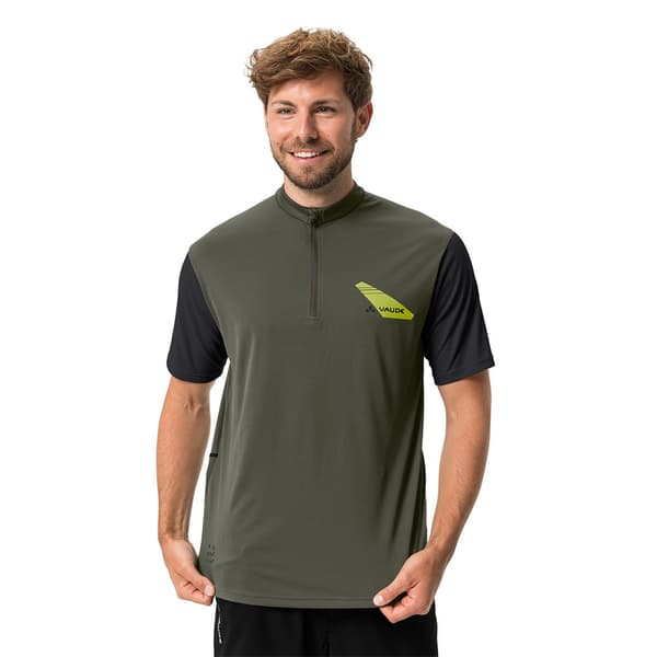 Vaude Bike Ledro T-shirt Med Korte ærmer Grøn S Mand