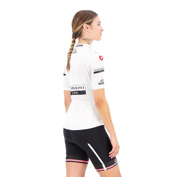 Castelli Lyhythihainen Jersey Giro Italia 2022 Competizione Valkoinen L Nainen