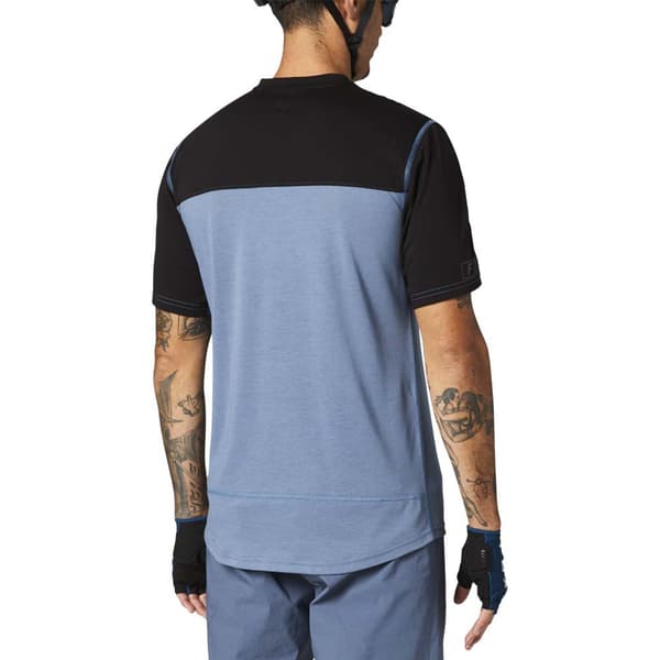 Fox Racing Mtb Ranger Drirelease® Henley T-shirt Med Korte ærmer Blå S Mand