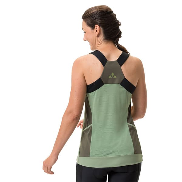 Vaude Bike Matera ärmlös T-shirt Grönt 34 Kvinna