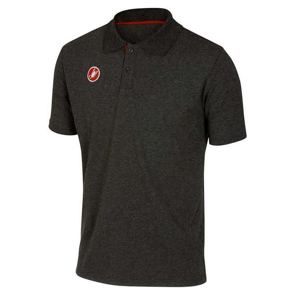 Castelli Race Day Kortærmet Polo Grå S Mand