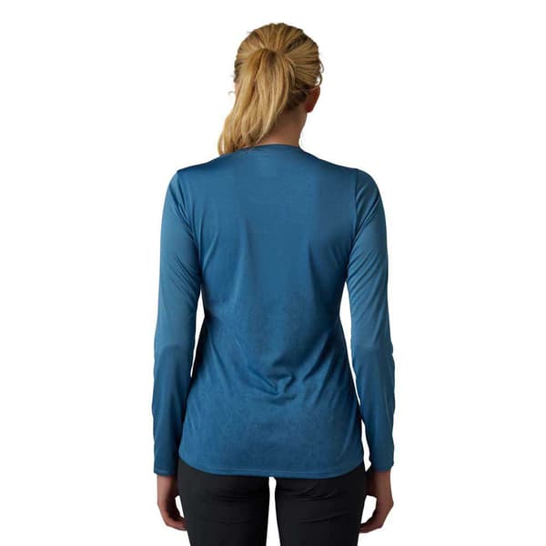 Fox Racing Mtb Ranger Trudri™ T-shirt Med Lange ærmer Blå S Kvinde