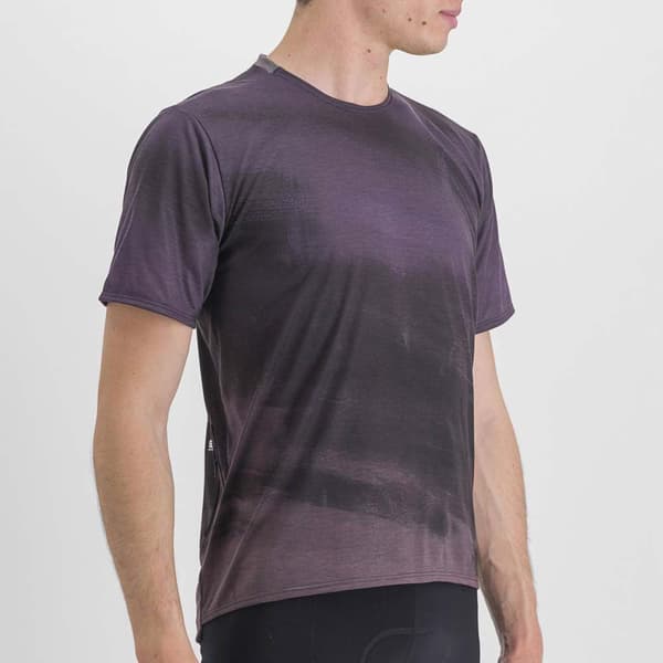Sportful Flow Giara T-shirt Med Korte ærmer Lilla XL Mand