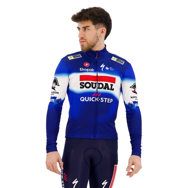 Castelli Thermal Soudal Quick-step 2024 Långärmad Trikå Blå L Man