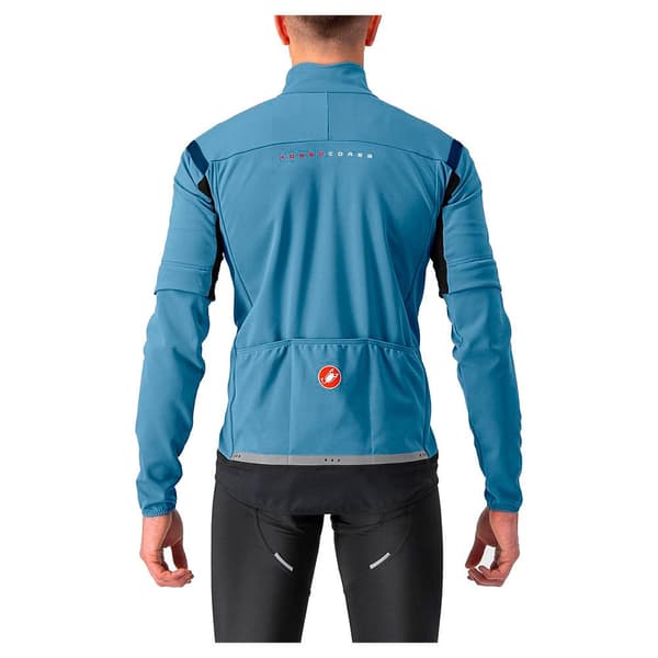 Castelli Perfetto Ros 2 Convertible Jacka Blå 3XL Man
