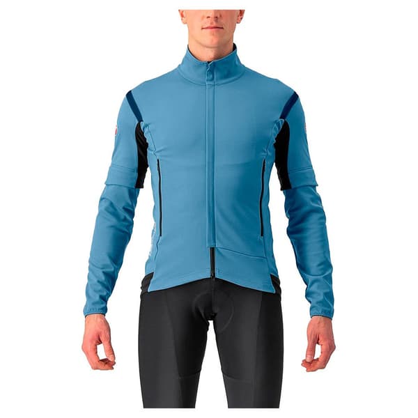 Castelli Perfetto Ros 2 Convertible Jacka Blå 3XL Man