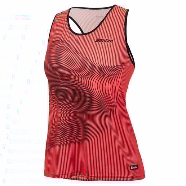 Santini Vortex ärmlös T-shirt Röd S Kvinna
