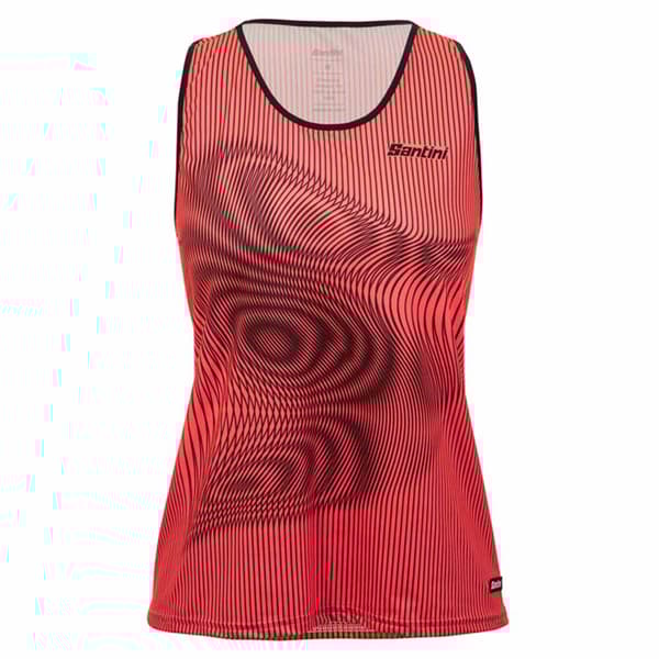 Santini Vortex ärmlös T-shirt Röd S Kvinna