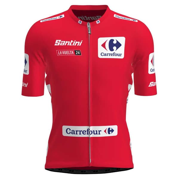 Santini La Vuelta 2024 Leader General Classification Lyhythihainen Paita Punainen L Mies