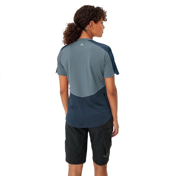 Vaude Bike Altissimo Ii T-shirt Med Korte ærmer Blå 44 Kvinde