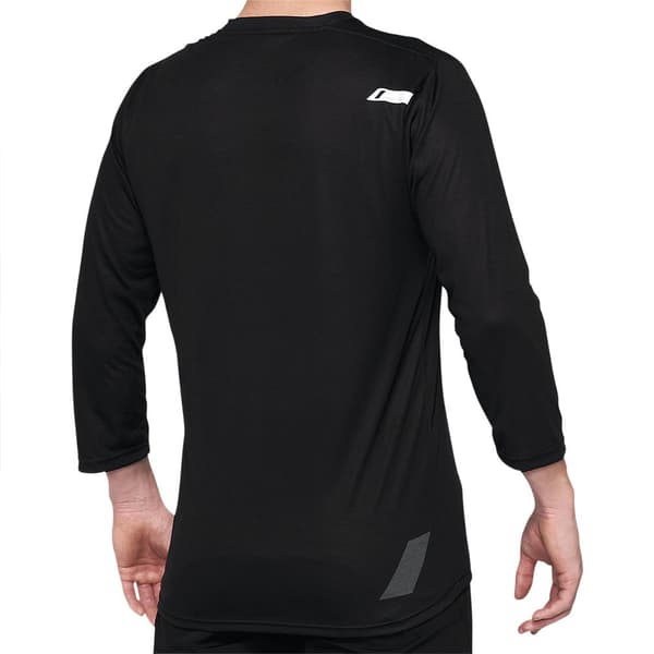 100percent Airmatic T-shirt Med 3/4 ärm Svart L Man