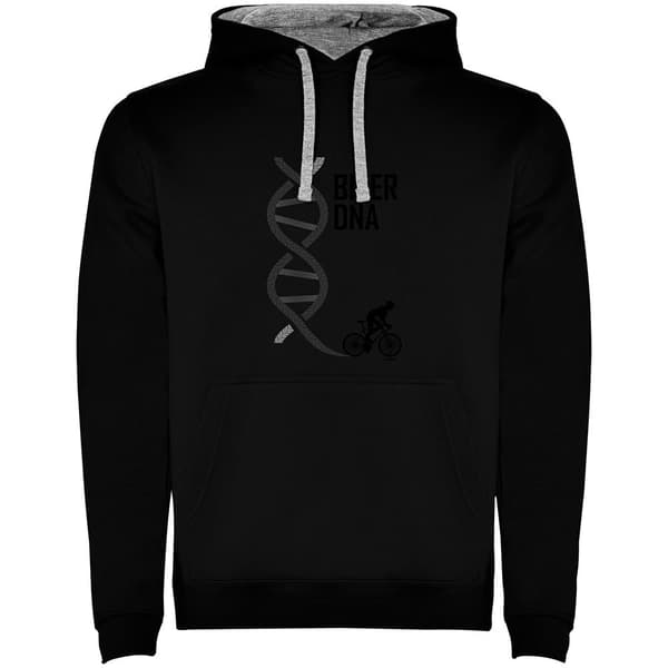 Kruskis Biker Dna Two-colour Tröja Med Huva Svart XL Man