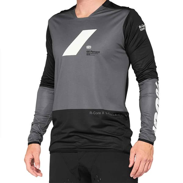 100percent R-core X T-shirt Med Lång ärm Grå M Man