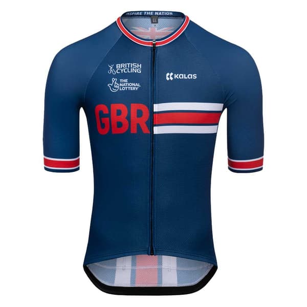 Kalas Great Britain Cycling Team Kortærmet Trøje Flerfarvet S Mand
