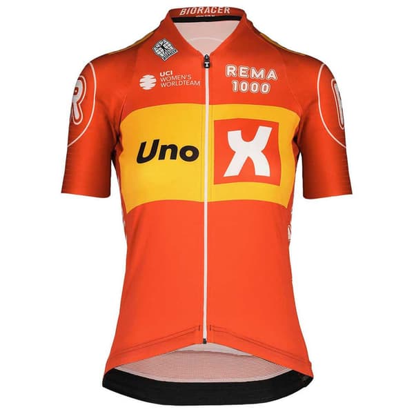 Bioracer Uno-x Icon Lyhythihainen Pyöräilypaita Oranssi S Nainen