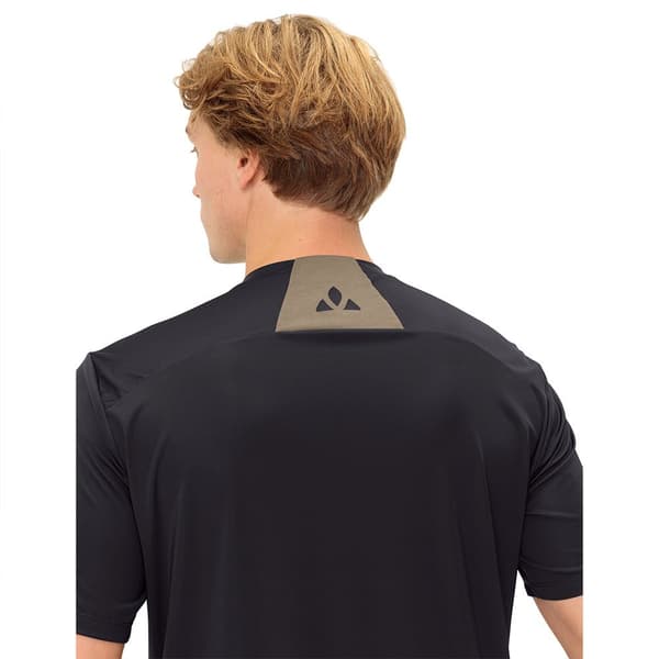 Vaude Qimsa Logo T-shirt Med Korte ærmer Sort 2XL Mand