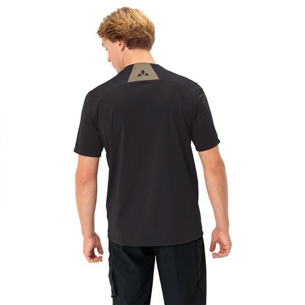 Vaude Qimsa Logo T-shirt Med Korte ærmer Sort 2XL Mand