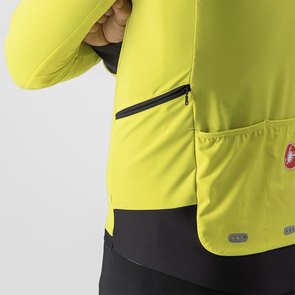 Castelli Alpha Flight Ros Jakke Gul M Mand