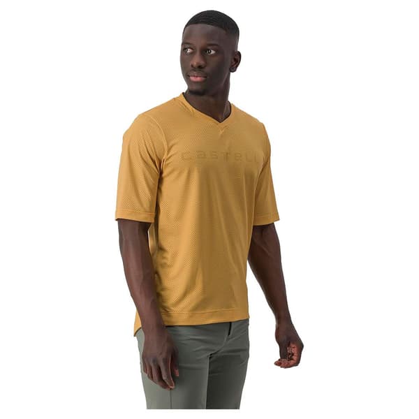 Castelli Trail Tech 2 T-shirt Med Korta ärmar Gul L Man