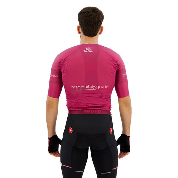 Castelli #giro107 Race 2024 Kortærmet Trøje Rosa XL Mand