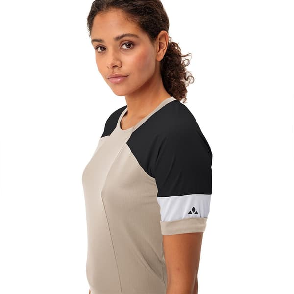 Vaude Kuro T-shirt Med Korte ærmer Beige 36 Kvinde