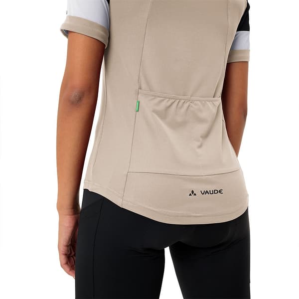 Vaude Kuro T-shirt Med Korte ærmer Beige 36 Kvinde