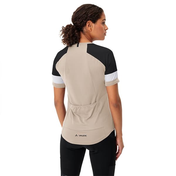 Vaude Kuro T-shirt Med Korte ærmer Beige 36 Kvinde