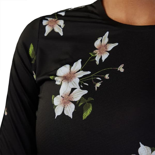 Fox Racing Mtb Flexair Ascent Dogwood T-shirt Med Lange ærmer Sort XS Kvinde