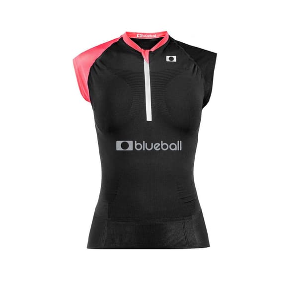 Blueball Sport Running Hihaton T-paita Musta L Nainen