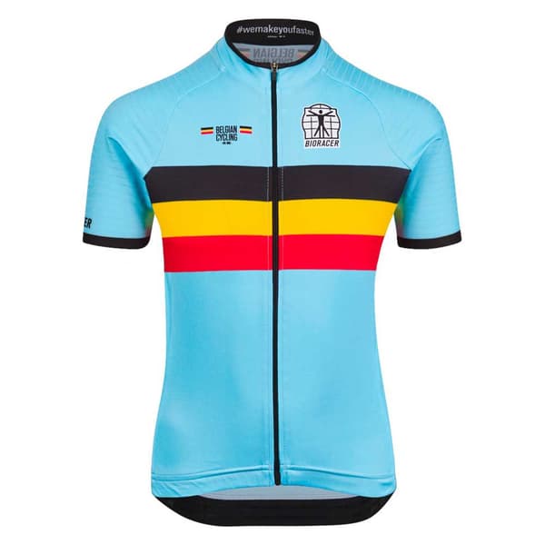 Bioracer Belgium Icon Classic Lyhythihainen Pyöräilypaita Monivärinen 14 Years