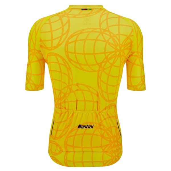 Santini Goodwood 1982 Uci Lyhythihainen Pyöräilypaita Keltainen M Mies